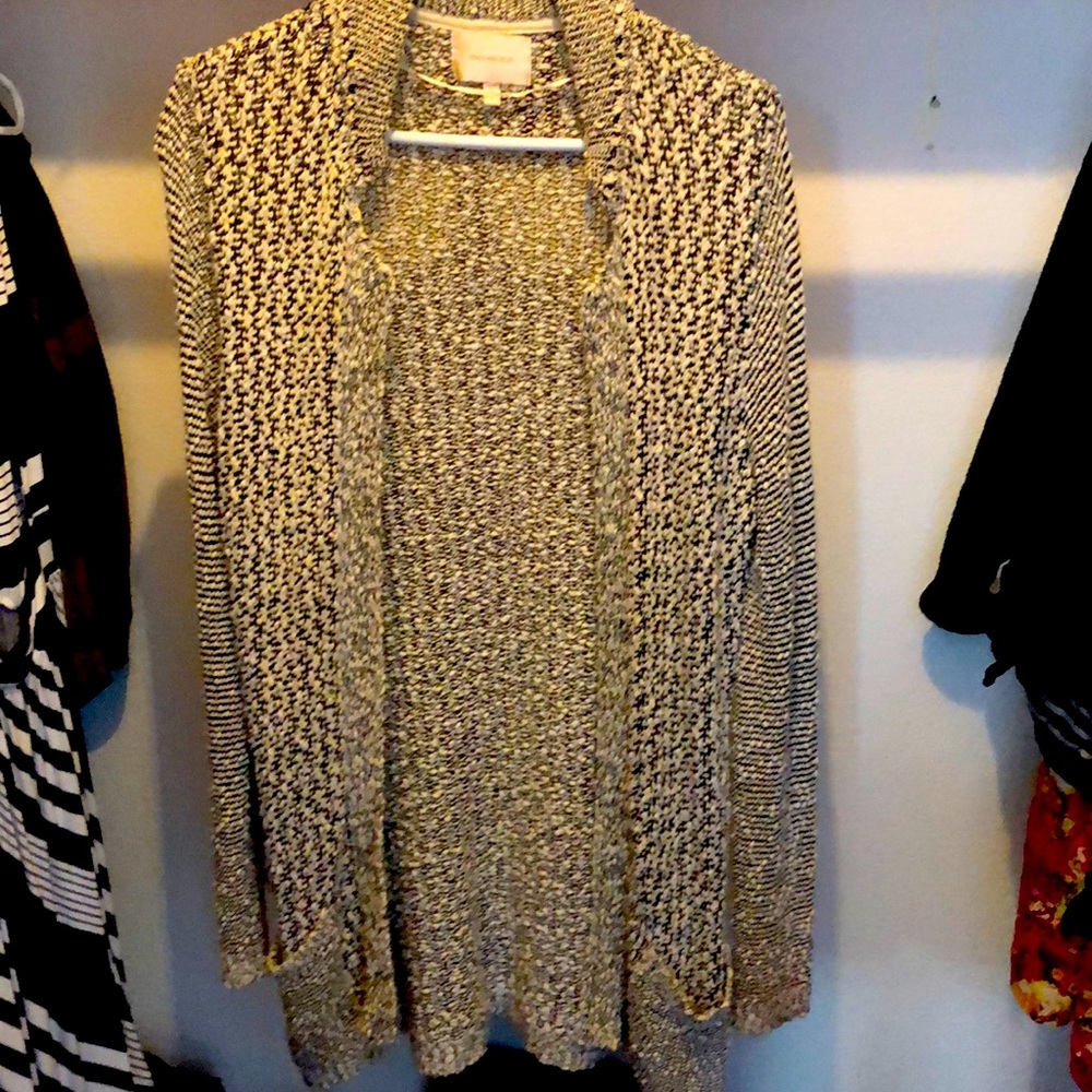 Skies are blue off white cardigan